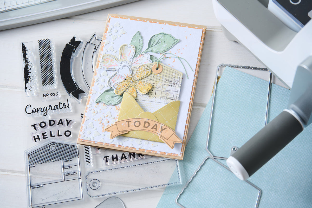 Sizzix A4 Stencil 1PK - Artful Layers by 49 and Market – Sizzix.com