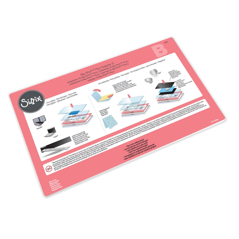 Sizzix Big Shot Plus Accessory - Adapter B, Standard – Sizzix.com