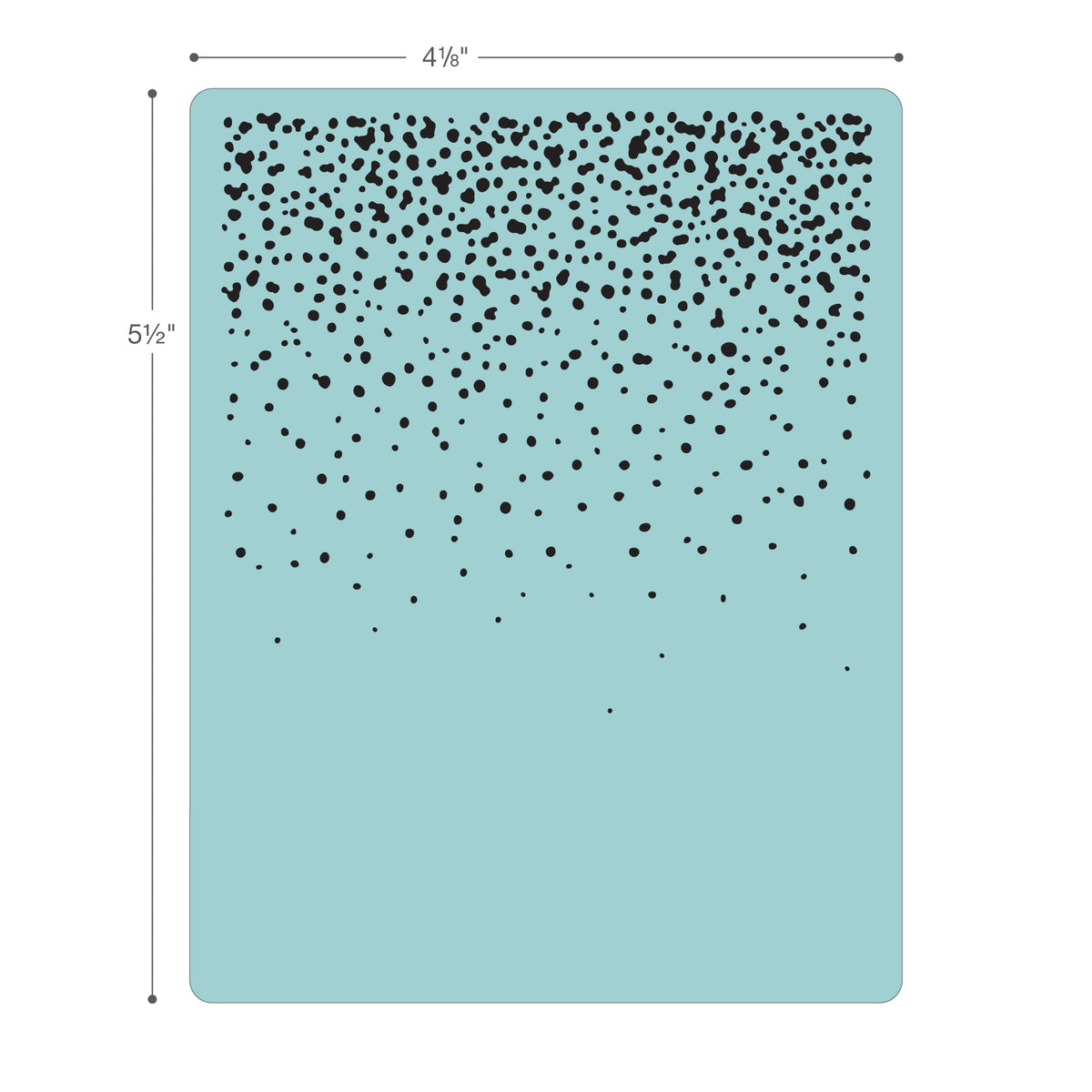Sizzix Texture Fades Embossing Folder - Snowfall/Speckles by Tim
