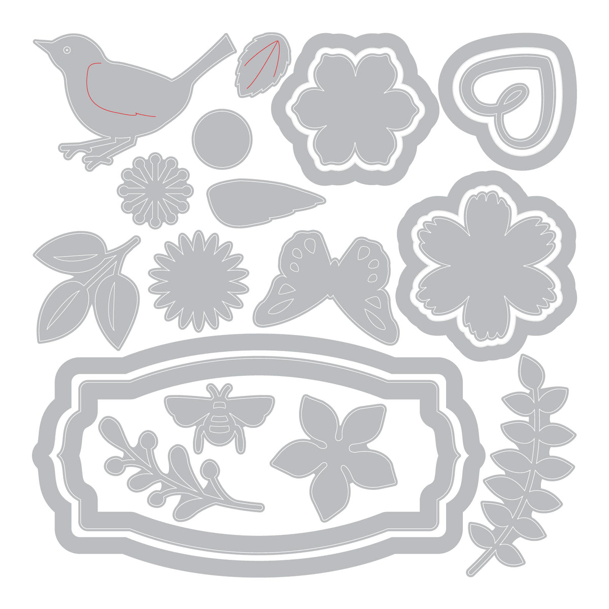 Sizzix Thinlits Die Set 20PK - Spring Things – Sizzix.com