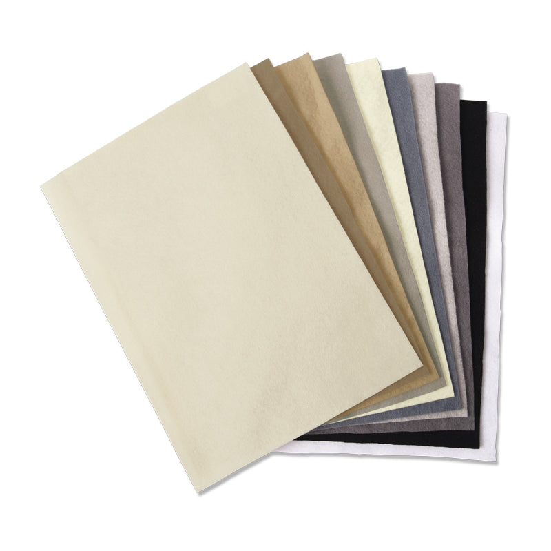 Sizzix Surfacez - Neutral Colored Felt Sheets 10PK – Sizzix.com