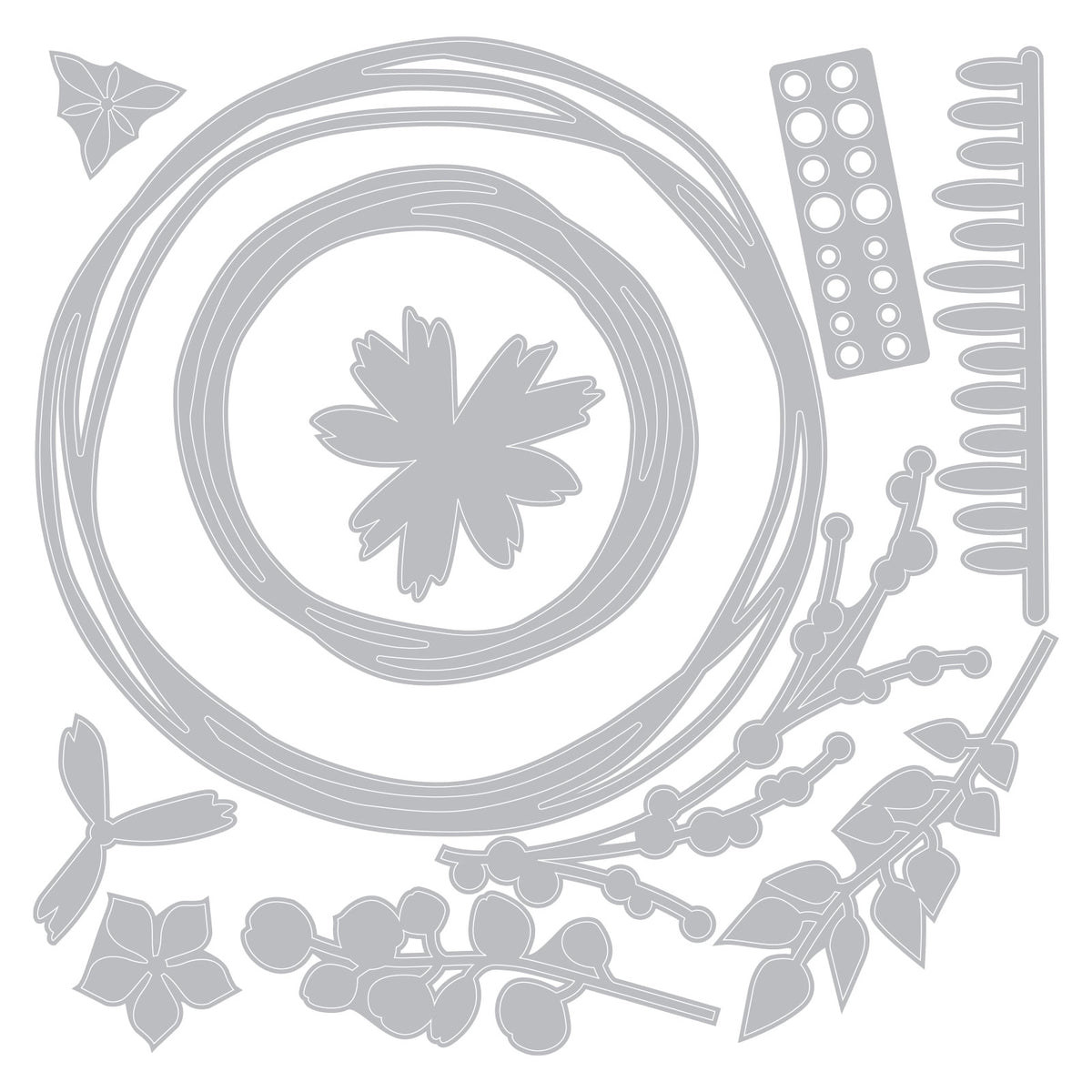 Sizzix Thinlits Die Set 11PK - Winter Garland – Sizzix.com
