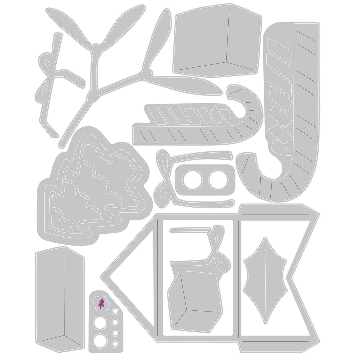 Sizzix Thinlits Die Set 14PK - Stocking Fillers – Sizzix.com