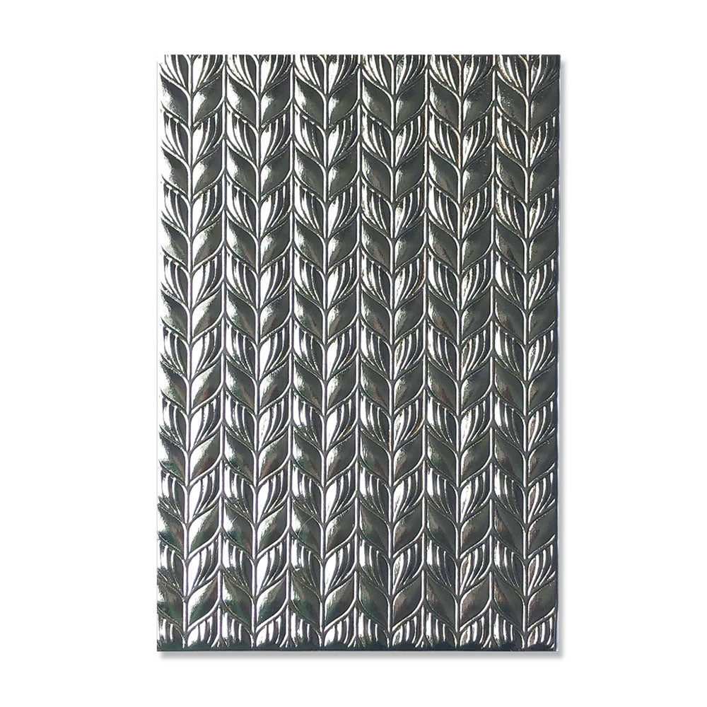 Sizzix 3-D Textured Impressions Embossing Folder - Linear Leaves