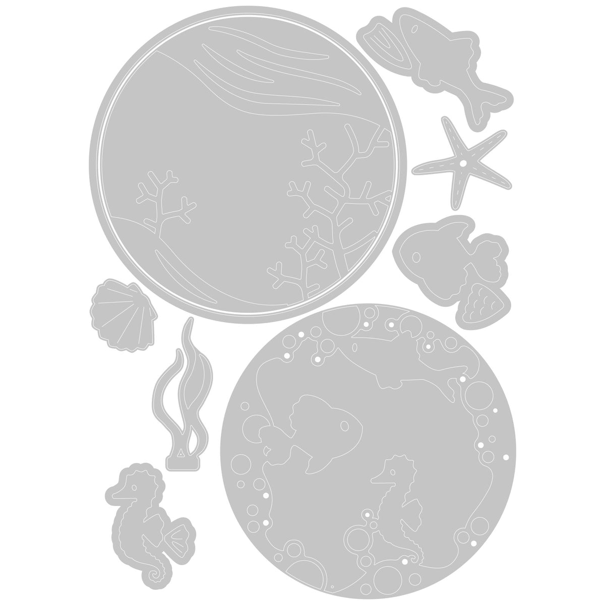 Sizzix Thinlits Die Set 9PK - Ocean Scene – Sizzix.com