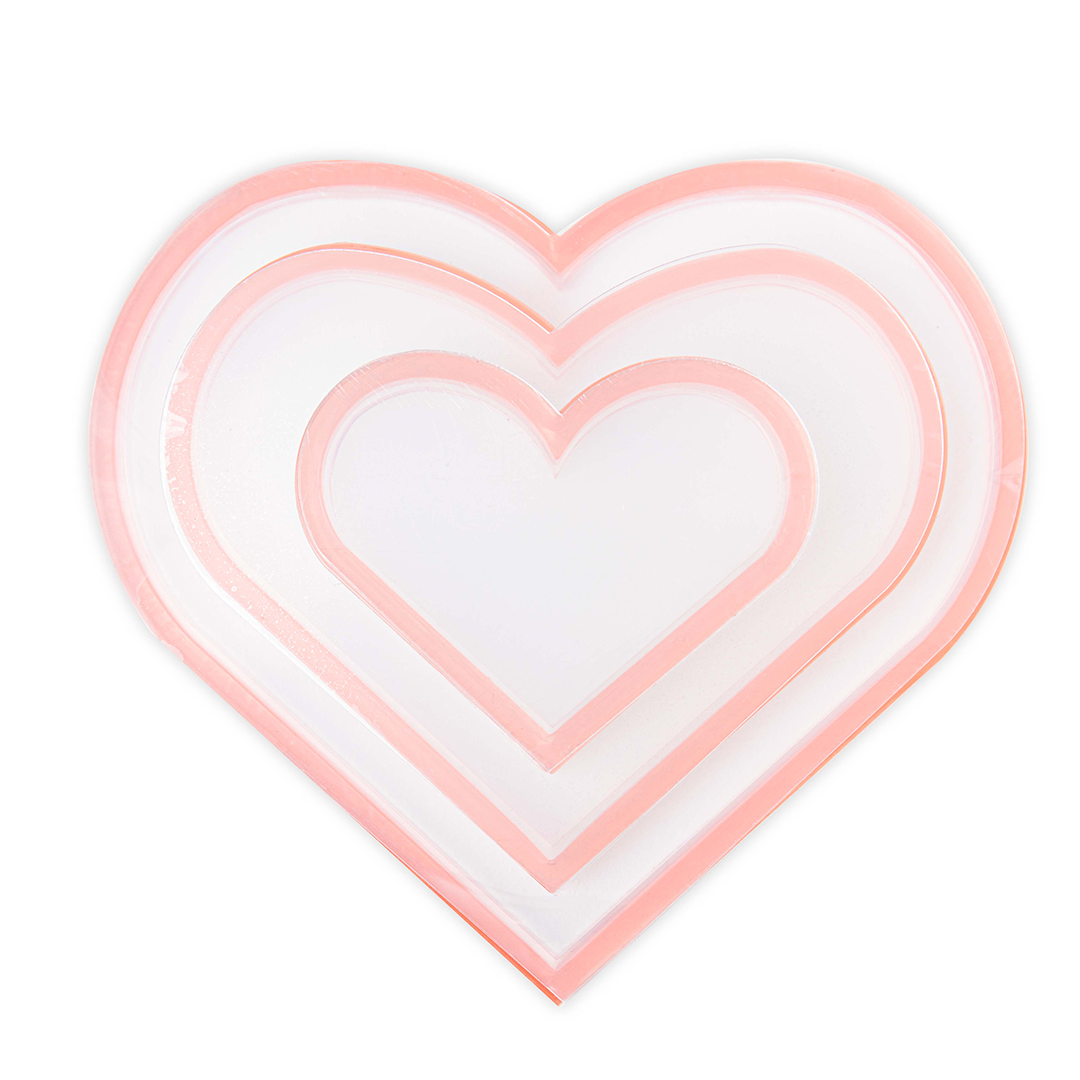 Sizzix Making Essential - Shaker Panes, Hearts, 1 1/2