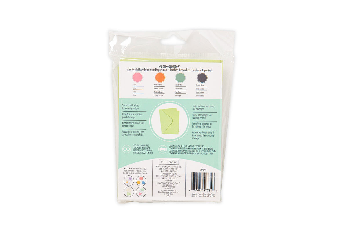 suzページ Sizzix Surfacez - Card & Envelope Pack, A6, Pear, 10PK – Sizzix.com