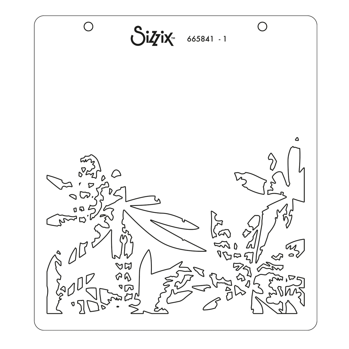 Sizzix Layered Stencils 4PK - Wildflower Border – Sizzix.com