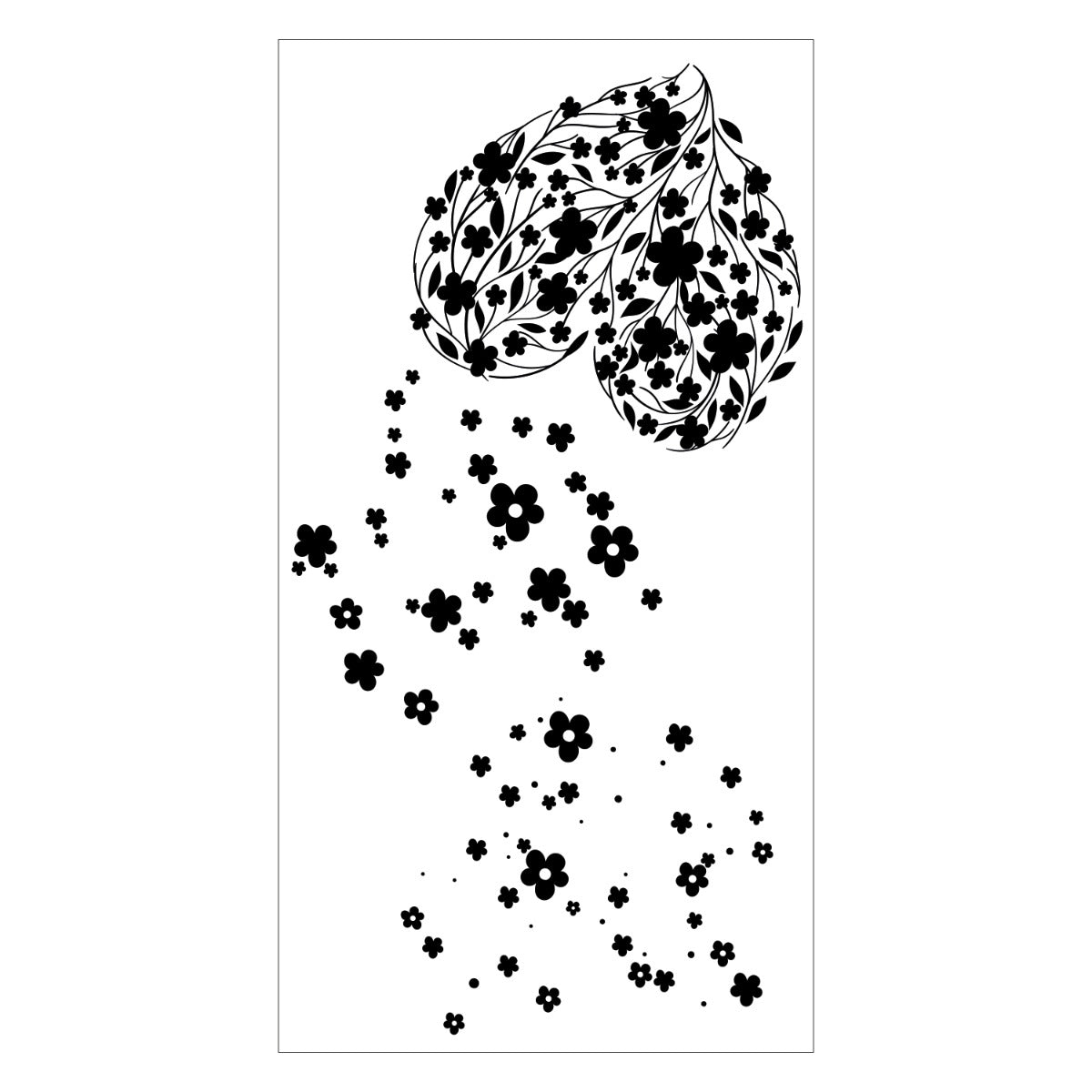 Sizzix Layered Clear Stamps Set 3PK - Blossom Heart – Sizzix.com