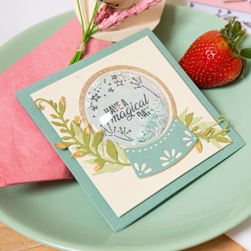 Framelits Die w/Stamps by Lisa Jones Floral Hello (8+6pcs) (665656