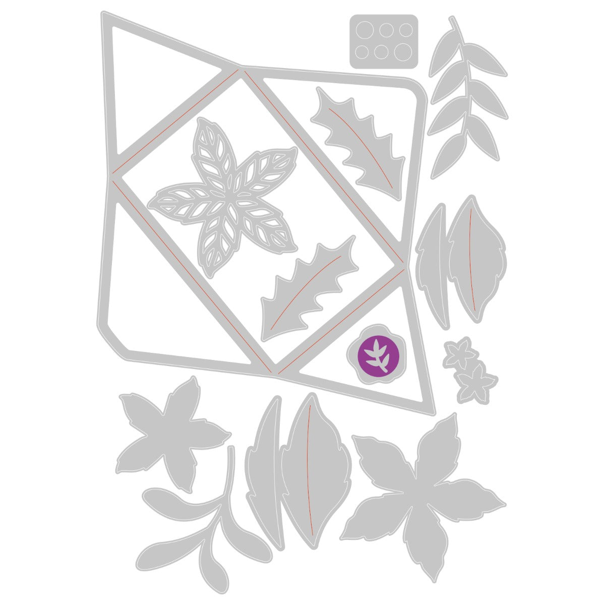 Sizzix Thinlits Die Set 13PK - Festive Envelope – Sizzix.com