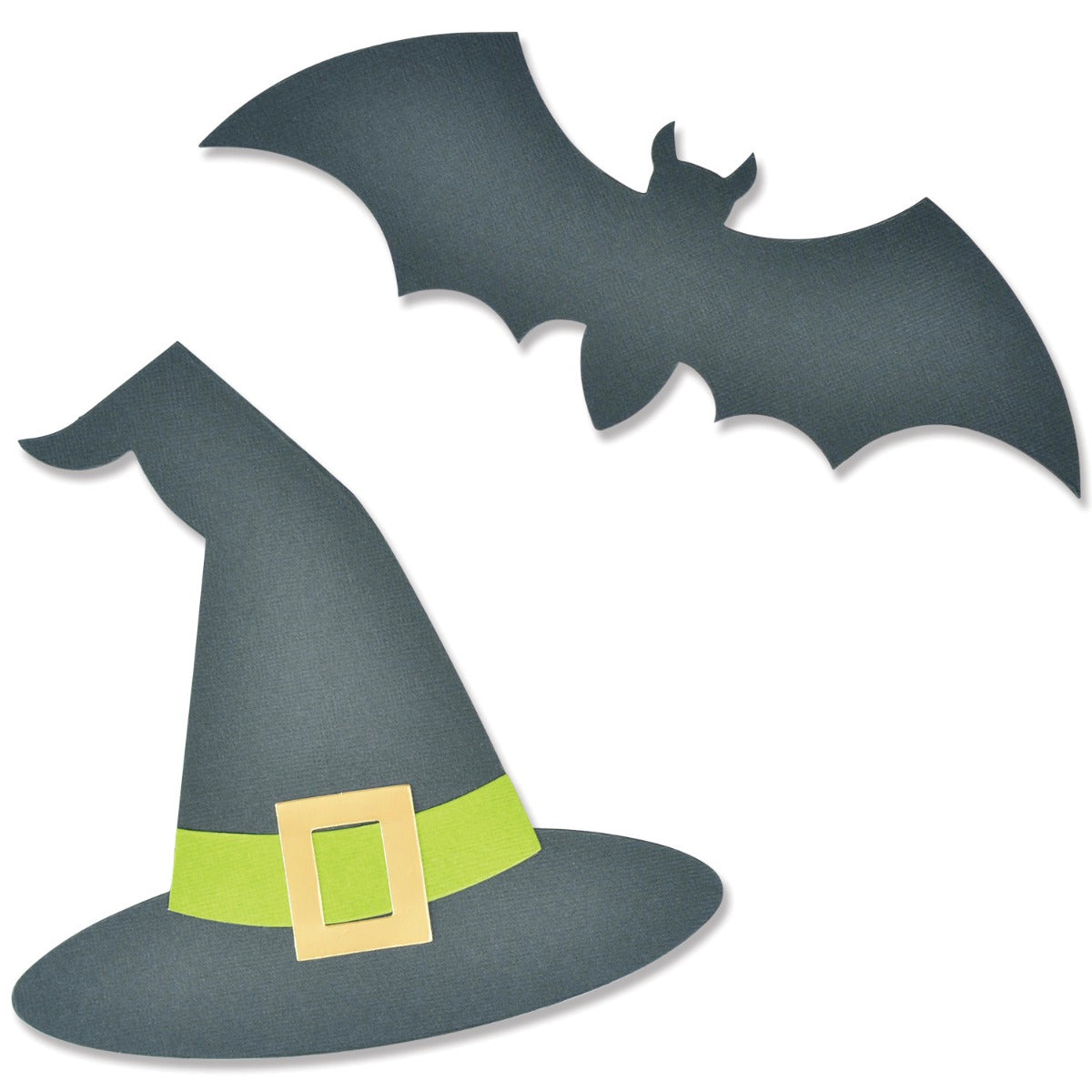 108.sizzix bigz ダイ　ロングパットセット　製造中止品　希少 Sizzix Bigz Plus Die - Hat, Bat & Buckle – Sizzix.com