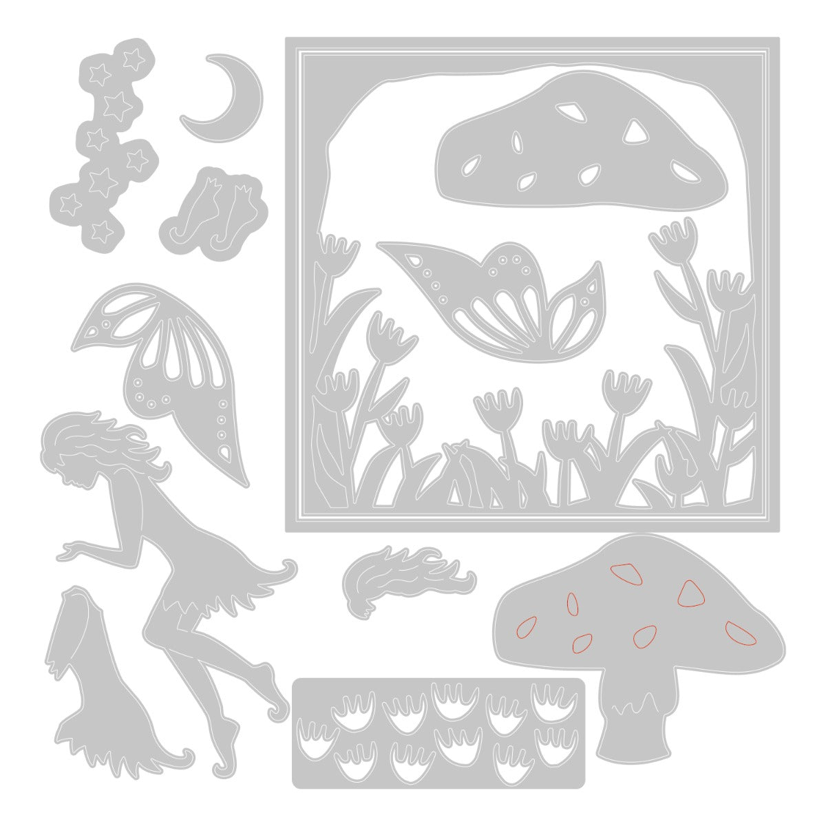 Sizzix Thinlits Die Set 13PK - Fairy Scene – Sizzix.com