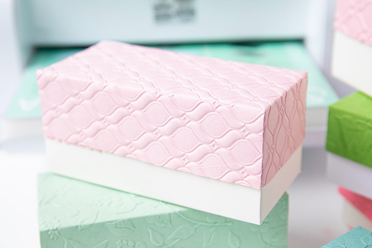 美品 dizzit デザインスリーブピンク 3D Textured Impressions A5 Embossing Folder - Ornate Repeat