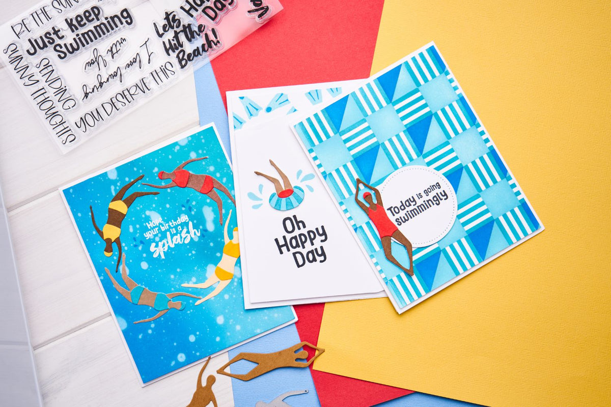 Sizzix Thinlits Die Set 20PK - Synchronized Swimmers #2 by
