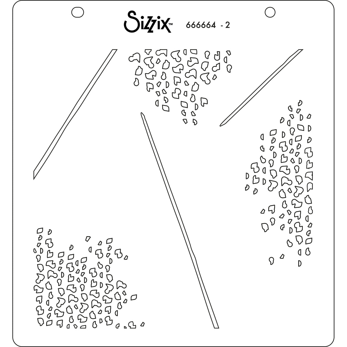 Sizzix Layered Stencil 4PK - Fern – Sizzix.com