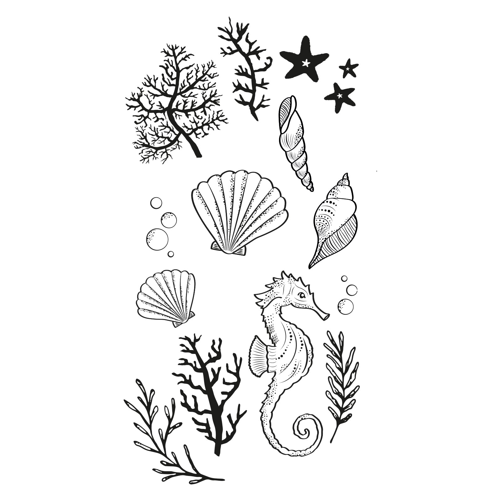 sizzix-clear-stamps-set-15pk-ocean-elements-by-lisa-jones