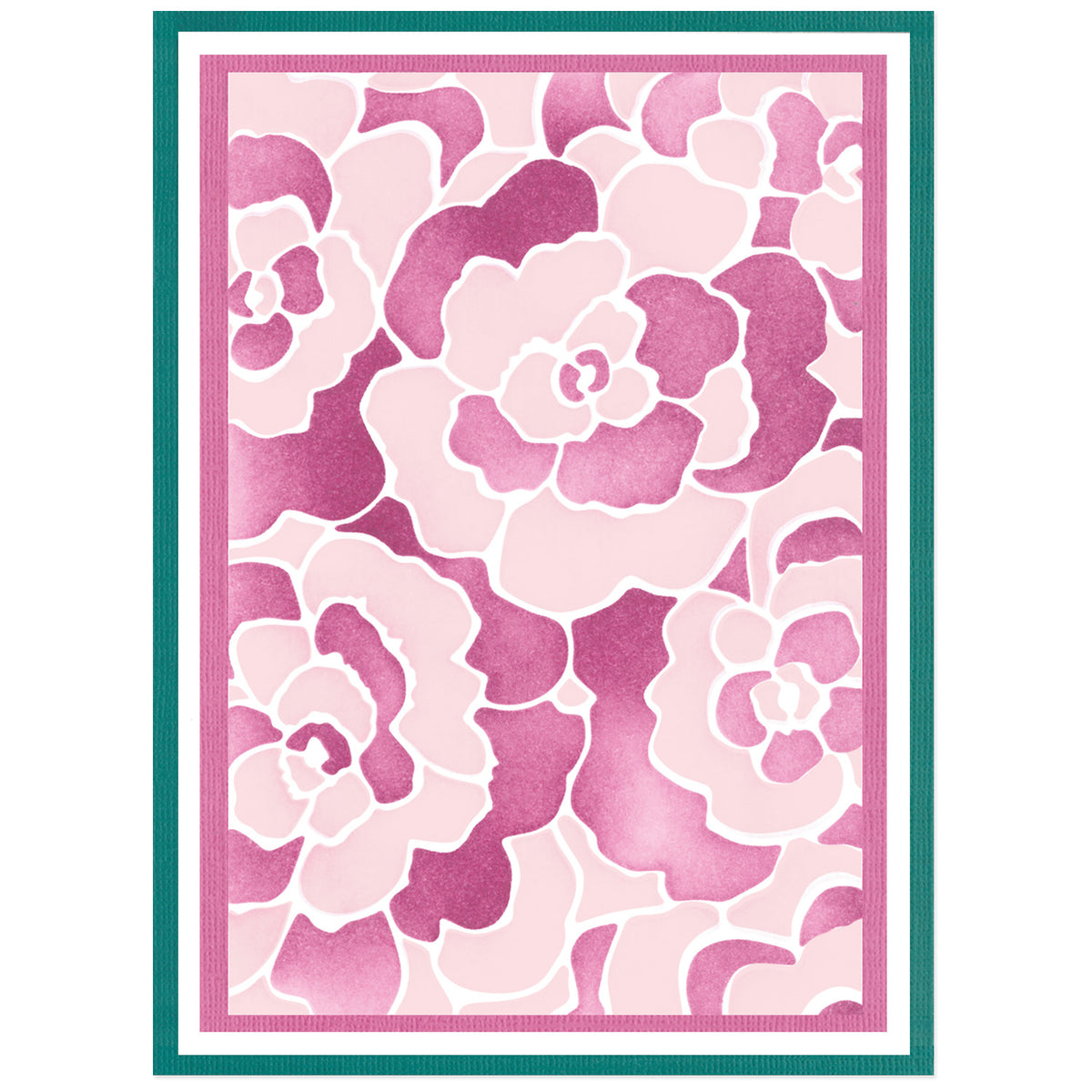 Sizzix A6 Stencil 2PK - Cosmopolitan, Sunday in the Park #2 by