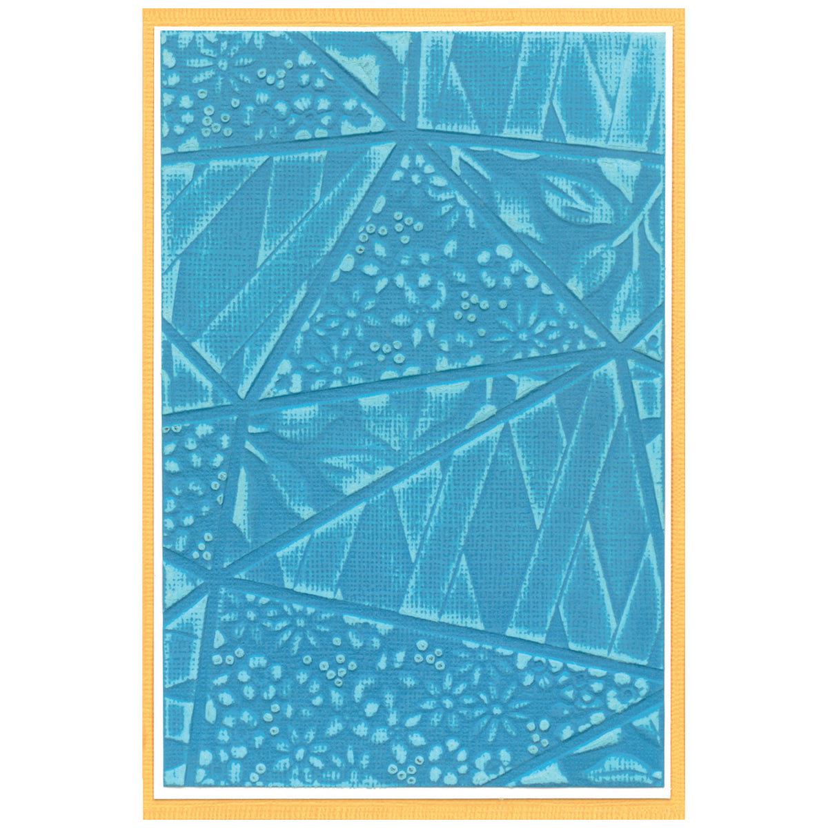 Sizzix 3-D Textured Impressions Embossing Folder Fragmented