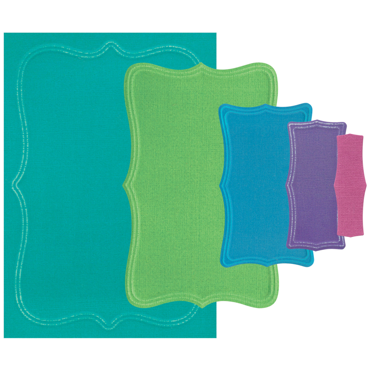 Sizzix Framelits Die Set 8PK - Fanciful Framelits Reversed, Doris