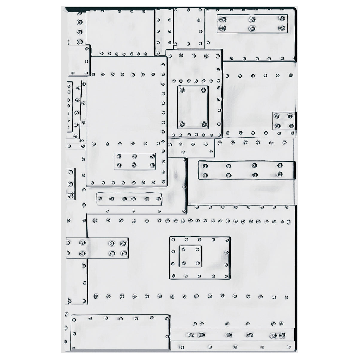 hichamiページ Sizzix 3-D Texture Fades Embossing Folder - Foundry Large/A5 by