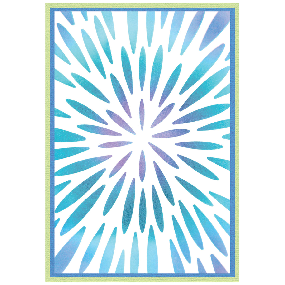 Sizzix 3-D Textured Impressions Embossing Folder w/A6 Stencil