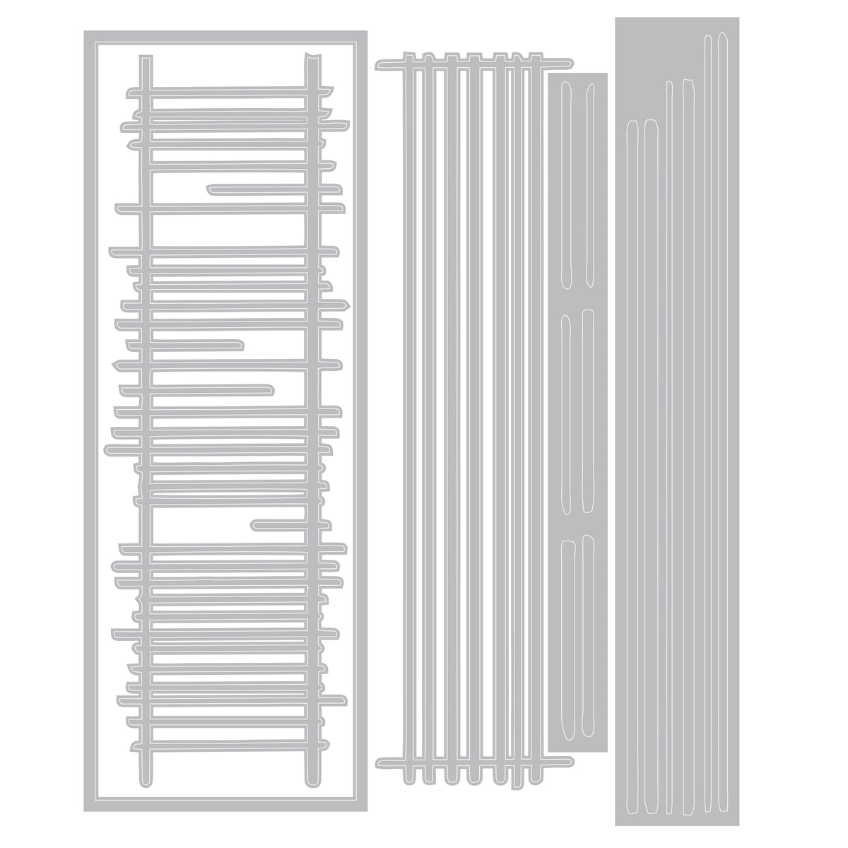 Sizzix Thinlits 5PK Die Set - Tracks by Seth Apter – Sizzix.com