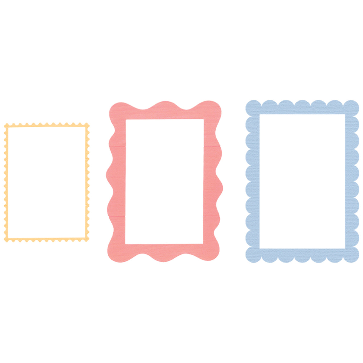 Sizzix Thinlits Die Set 9PK - Fun Borders by Letters by Shells