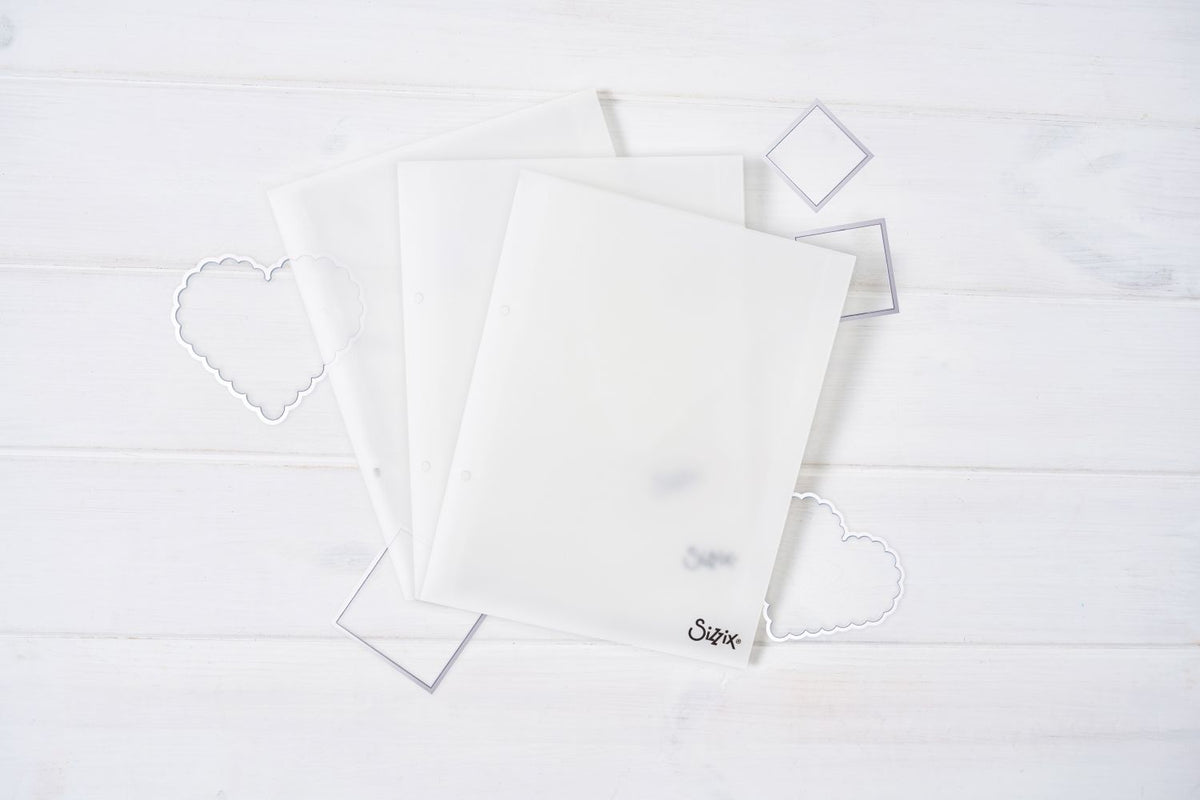 书08 Sizzix Die Storage Envelopes Clear, 3Pk – Sizzix.com