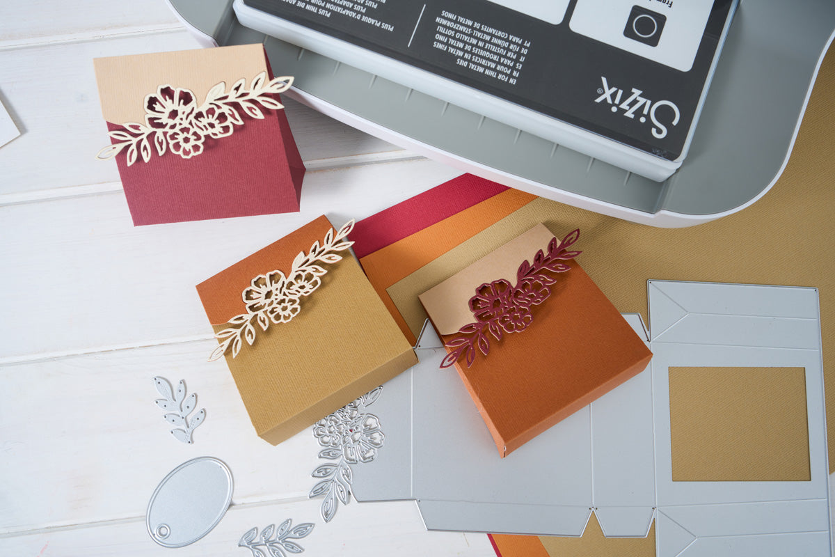 Sizzix Thinlits Plus Die Set 4PK - Blossom Gift Bag by Sizzix