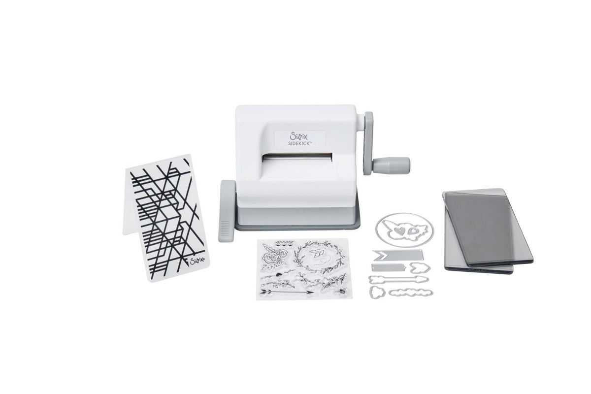 【しぃページです】 Sizzix Sidekick Starter Kit (White & Gray) – Sizzix.com