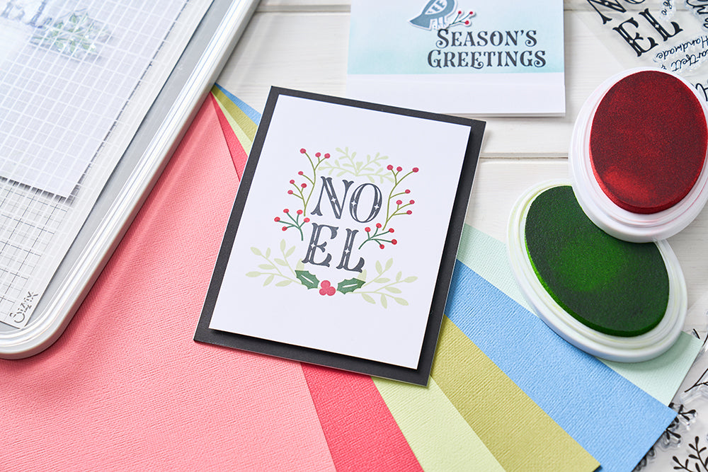 スジ　Suzy シーグリ　seasons greeting Sizzix Clear Stamps Set 13PK - Greetings of the Season by
