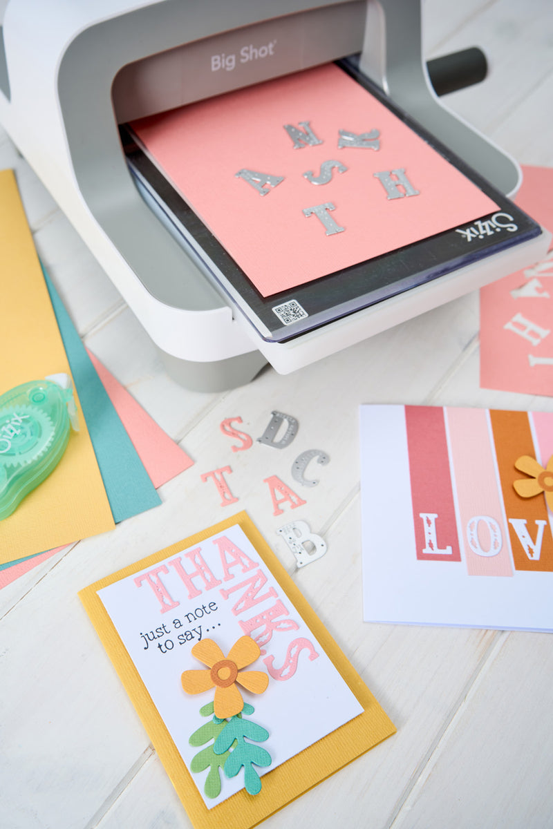 Sizzix Thinlits Die Set 26PK - Folk Alphabet by Catherine Pooler