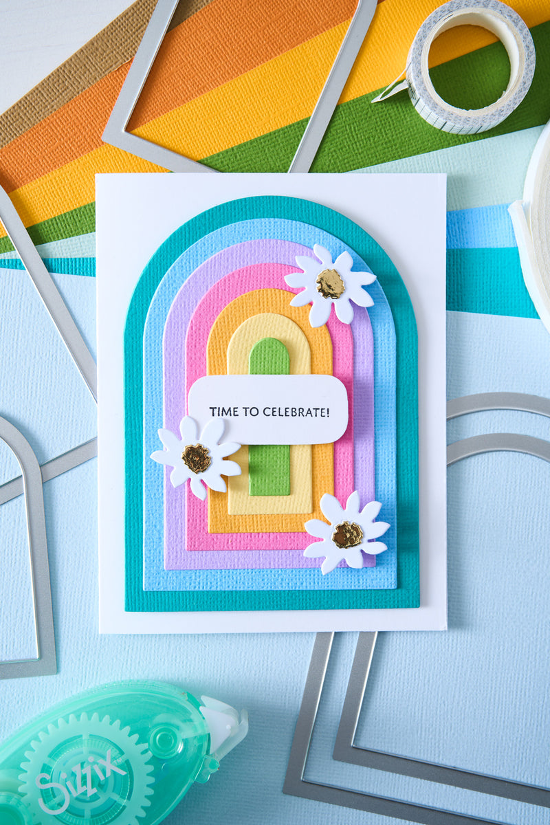 Sizzix Framelits 7PK Die Set - Tunnel Arches by Eileen Hull