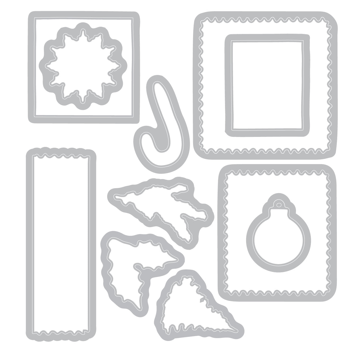 Sizzix Clear Stamps Set 27PK w/11PK Framelits - Special Delivery