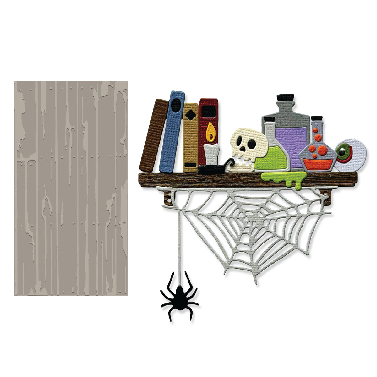 dyページです Sizzix 2D Texture Fades Embossing Folder w/14PK Thinlits Set
