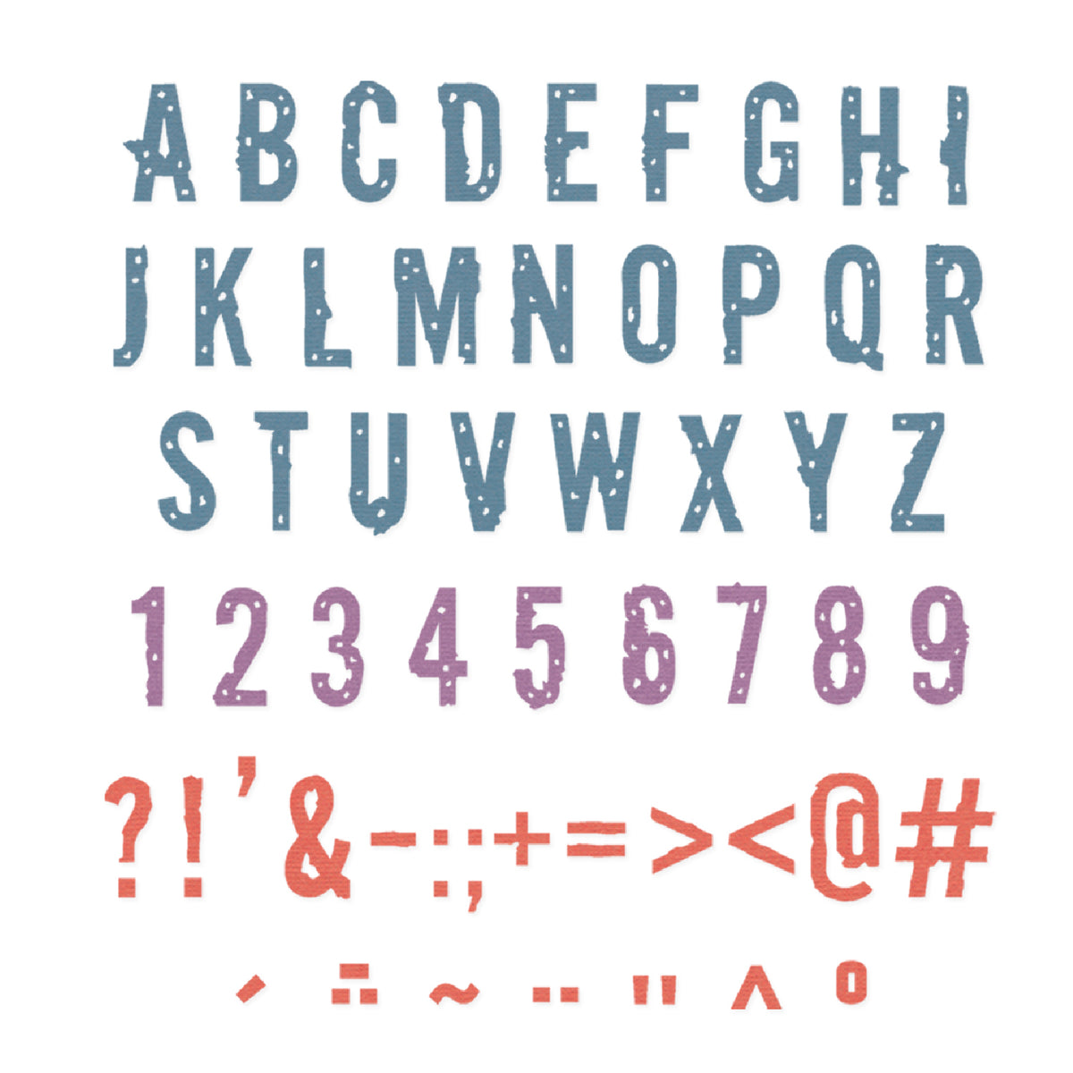 Sizzix Thinlits Die Set 43PK - Typography by Seth Apter – Sizzix.com