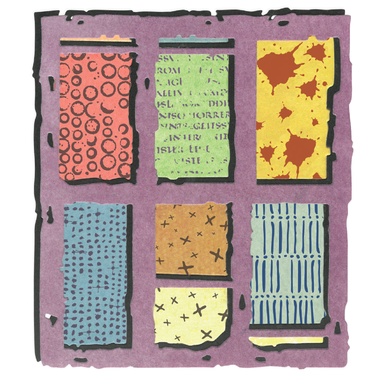 Sizzix Thinlits Die Set 2PK w/6PK Stamps - Viewfinder by Seth
