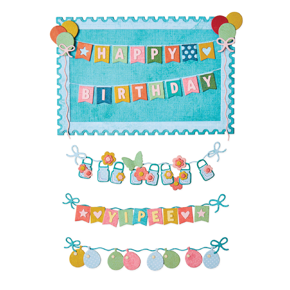 Sizzix Thinlits Die Set 20PK - Snap and Swap All about Banners by