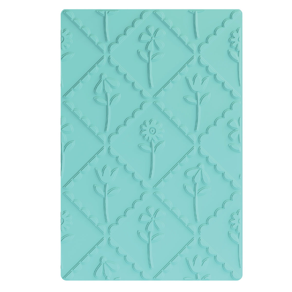 Sizzix Multi-Level Textured Impressions Embossing Folder - Scallop