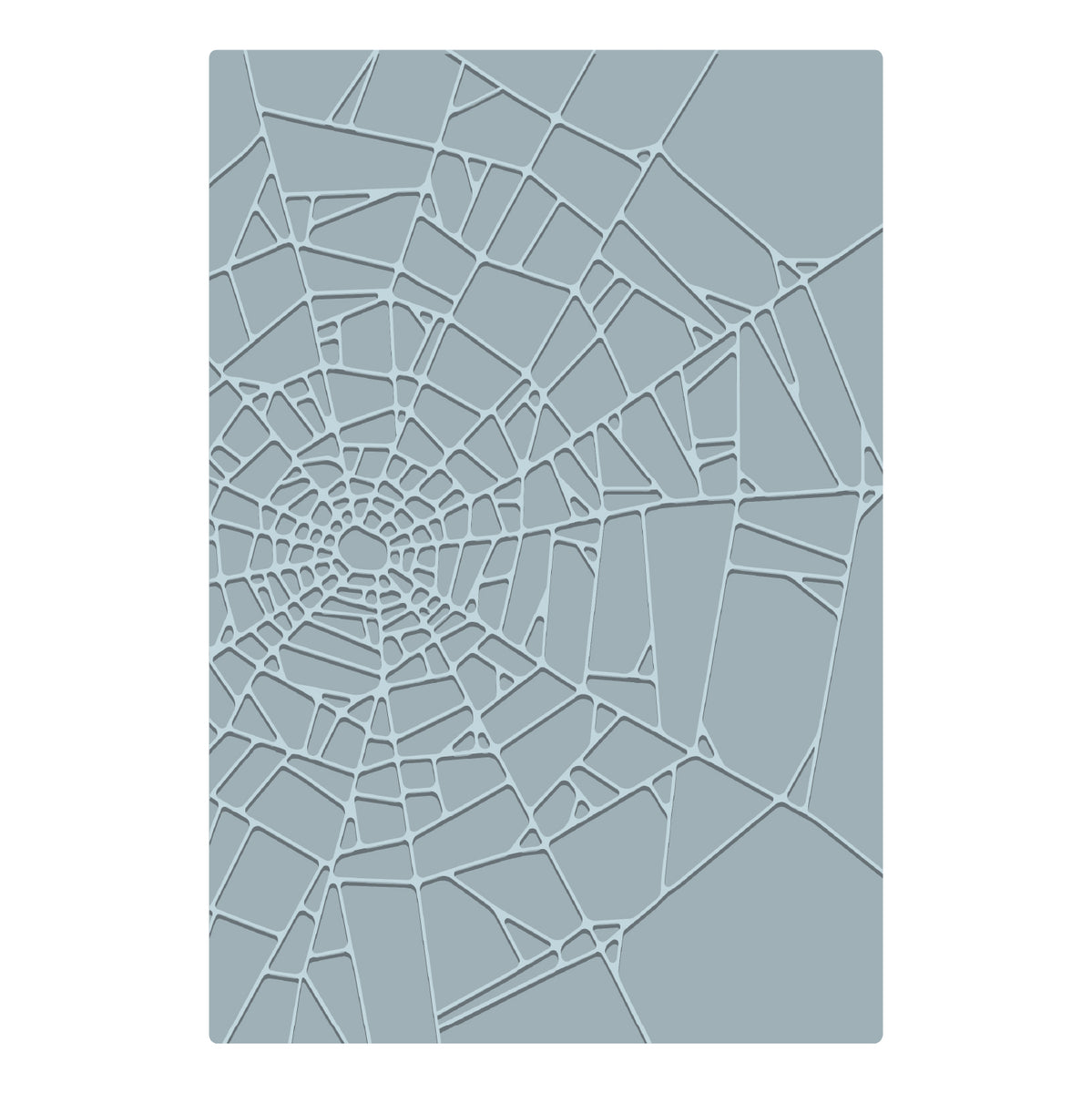 Sizzix 2D Texture Fades A5 Embossing Folder - Vault Cobweb by Tim