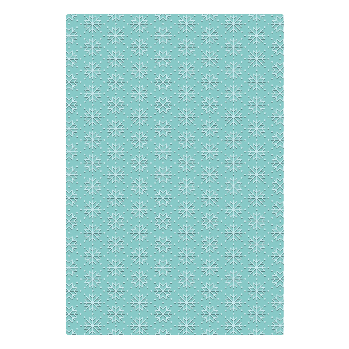 Sizzix 2D Texture Fades A5 Embossing Folder - Vault Snowflakes #3