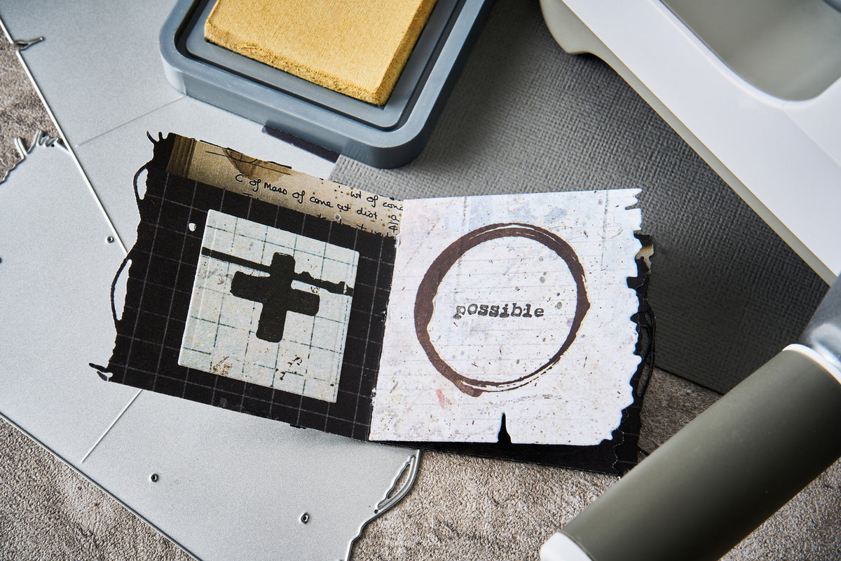 tittiページ Sizzix Thinlits Die Set 2PK w/6PK Stamps - Viewfinder by Seth