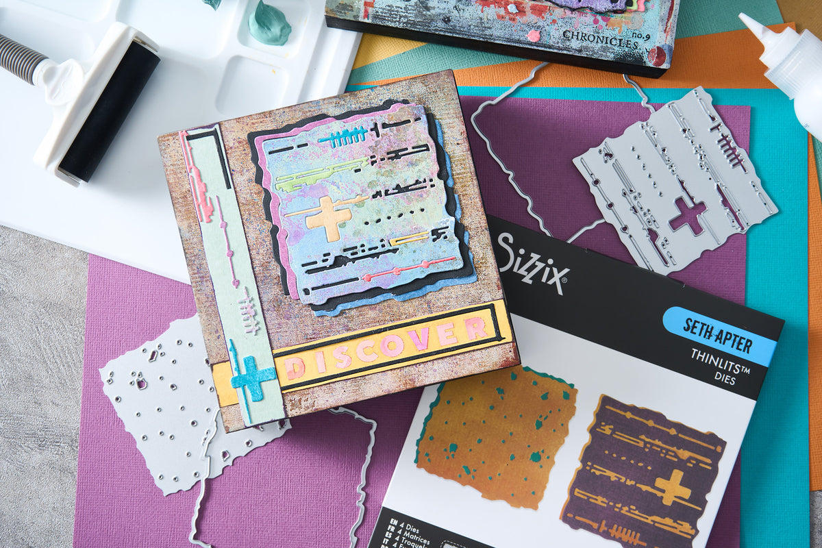 Sizzix Thinlits Die Set 4PK - Paper Cutz #1 by Seth Apter – Sizzix.com