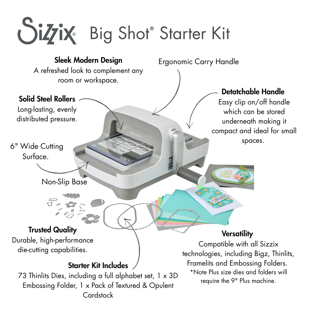 シジックス ビッグショット スターターキット マシン本体 Sizzix Big シジックス ビッグショット スターターキット マシン本体 Sizzix Big