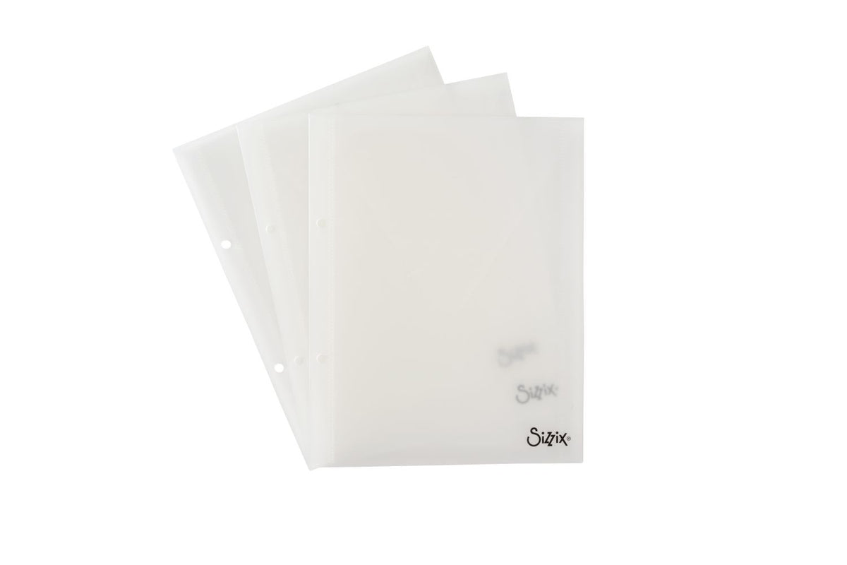Sizzix Die Storage Envelopes Clear, 3Pk – Sizzix.com