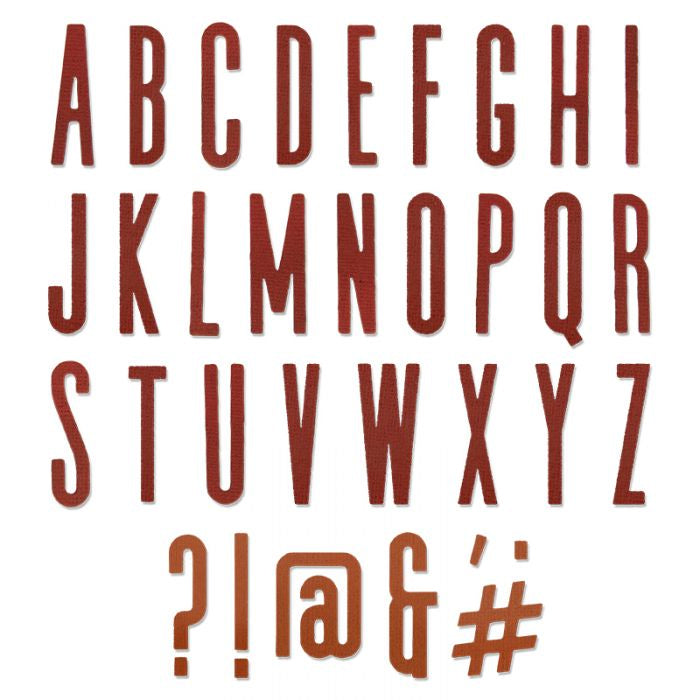 Sizzix - Bigz XL Die by Tim Holtz - Cutout Lower Alphabet