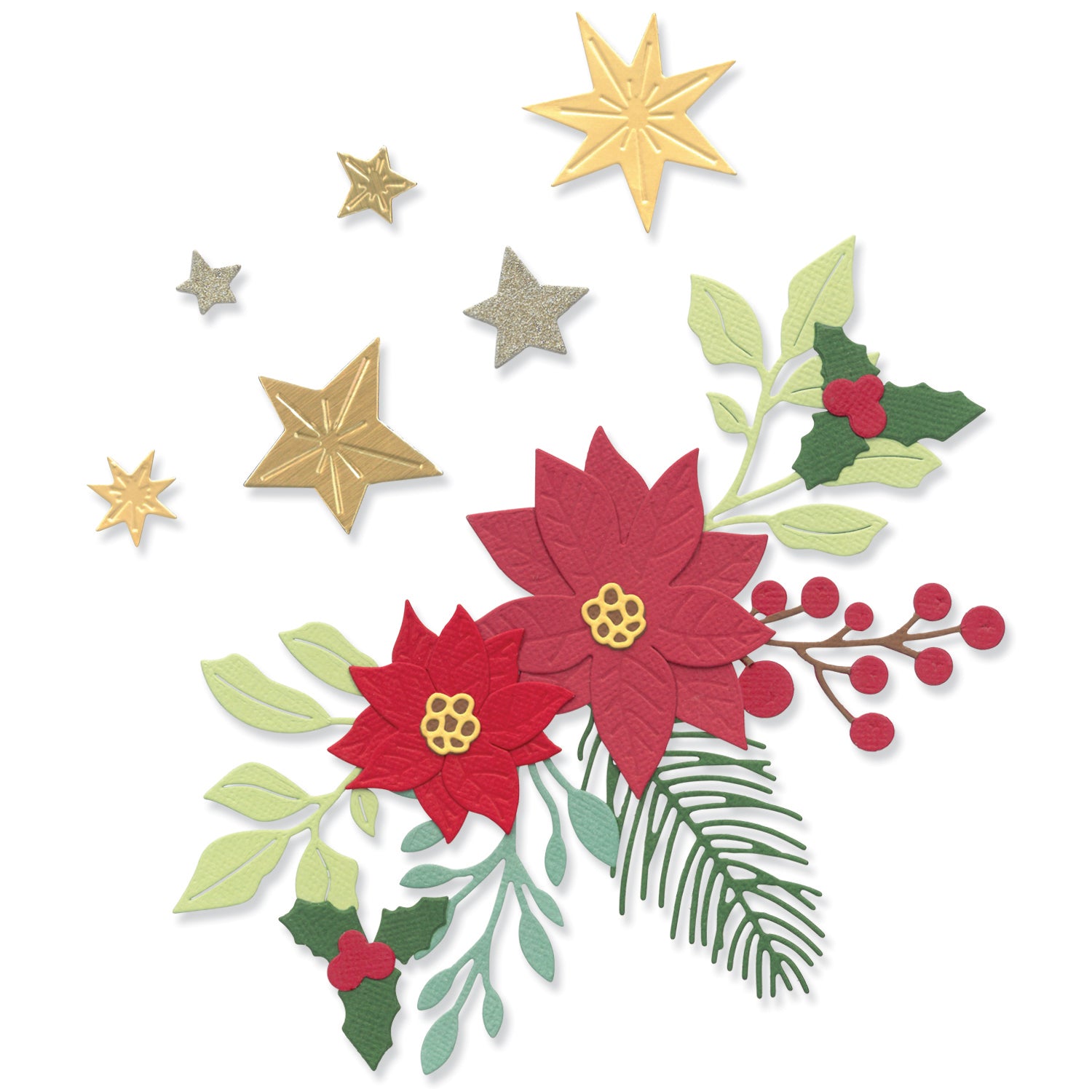 Thinlits Die Set 14PK - Festive Foliage – Sizzix.com