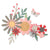 Sizzix Thinlits Die Set 17PK - Bold Flora