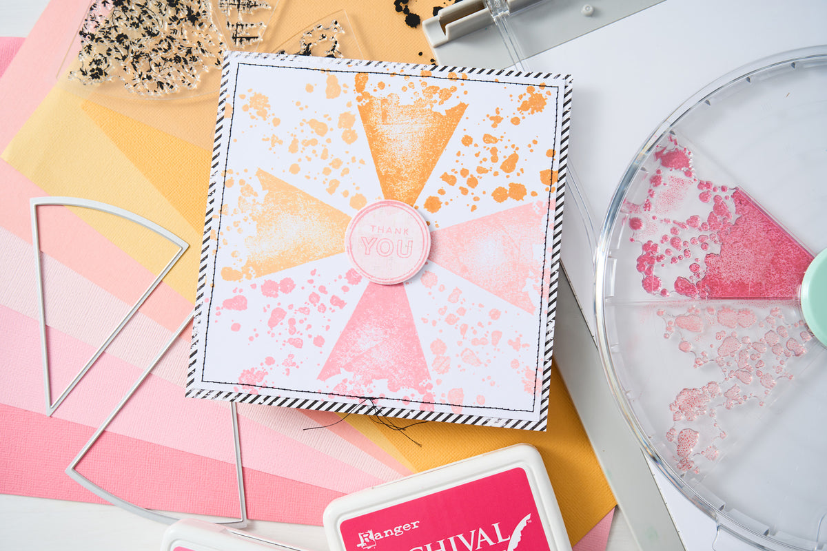 Sizzix A5 Clear Stamps 5PK w/6PK Framelits - Build-a-Burst
